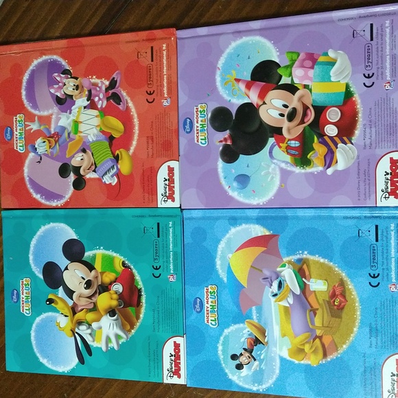 Disney Smart Pad Interactive Mickey Mouse Club House Book Set of 4 - Picture 6 of 6